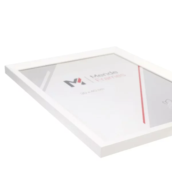 Cadre en bois Wadi 10x10 cm | blanc | verre standard (2 mm)