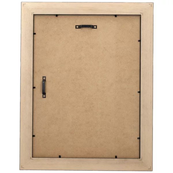 Holz-Bilderrahmen Kelani 60x90 cm | Schwarz, gemasert | Normalglas (2 mm)