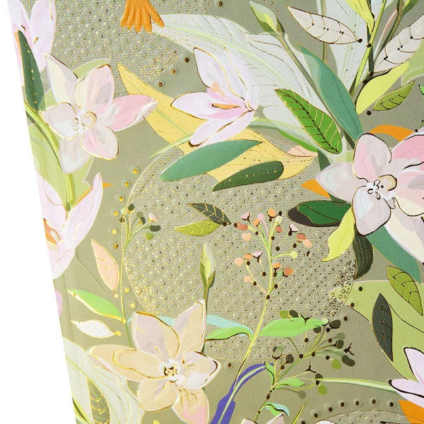 Fotoalbum Royal Lily mit 60 weißen Seiten zum Einkleben, 25x25 cm 25x25 cm (60 Seiten) | grün