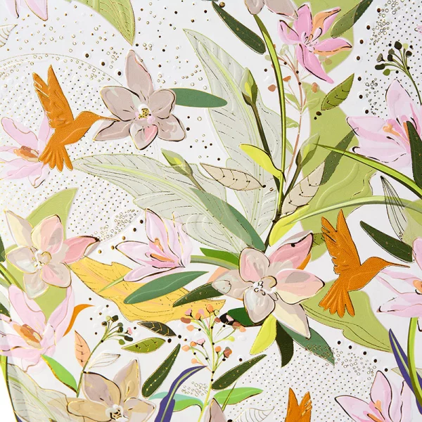 Fotoalbum Royal Lily mit 60 weißen Seiten zum Einkleben, 25x25 cm 25x25 cm (60 Seiten) | weiß