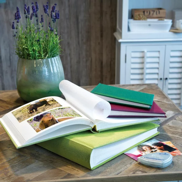 Fotoalbum Summertime Trend mit 100 weißen Seiten zum Einkleben, 30x31 cm 30x31 cm (100 Seiten) | beige