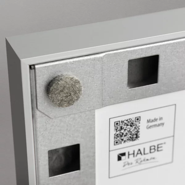 Alu 6 Magnet-Bilderrahmen 50x50 | Silber matt | Normalglas