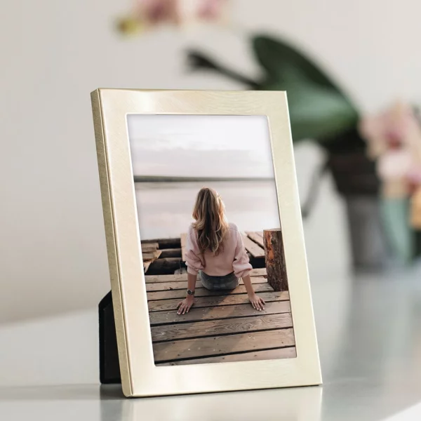 Fotorahmen Riva 13x18 cm | Gold | Normalglas (2 mm)