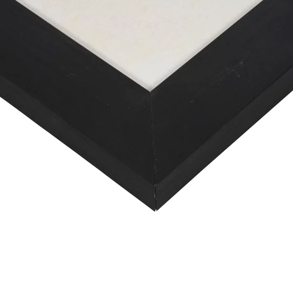 Alu Bilderrahmen Luzern mit Passepartout 30x30 cm (18x18 cm) | schwarz | Normalglas (2 mm)