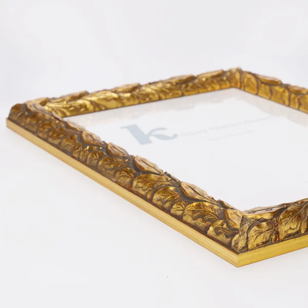 Barock Bilderrahmen Cadiz 30x45 | Gold | Normalglas (2 mm)