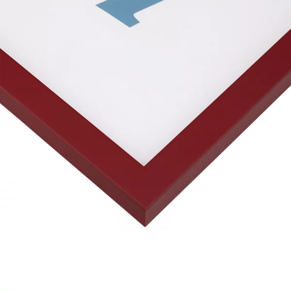 Cadre en bois Prisme 20x30 cm | bordeaux | verre standard (2 mm)