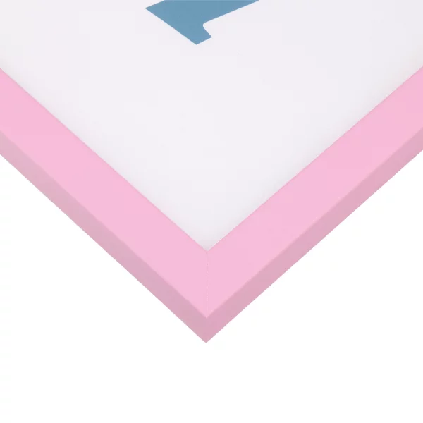 Cadre en bois Prisme 20x30 cm | rose clair | verre standard (2 mm)