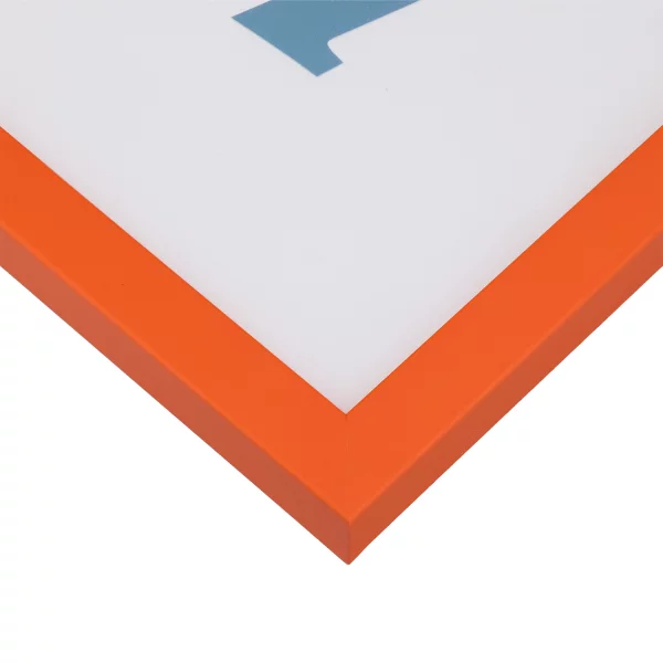 Cadre en bois Prisme 20x30 cm | orange | verre standard (2 mm)