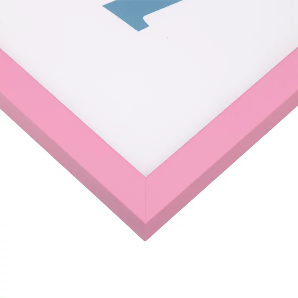 Cadre en bois Prisme 20x30 cm | rose | verre standard (2 mm)