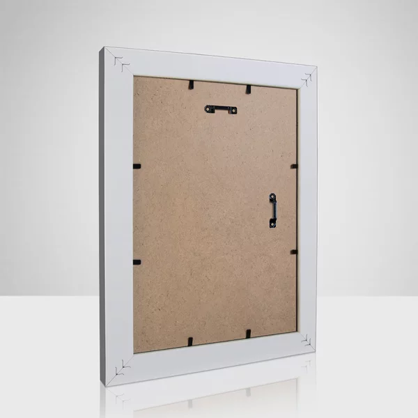 Cadre en plastique Lilia 10x15 cm | argent brossé | verre synthétique (2 mm)