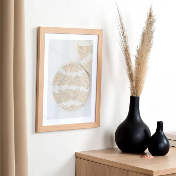 Cadre en bois Bonneville sur mesure chêne | verre standard (2 mm)