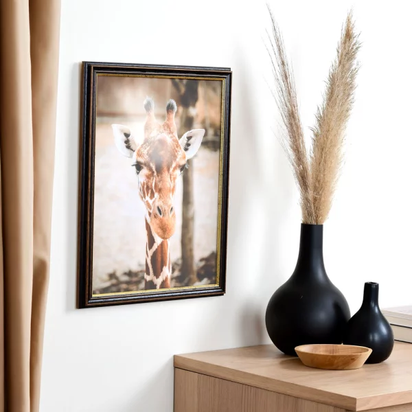 Holzrahmen Toulouse 20x30 cm | nussbraun-gold | Normalglas (2 mm)