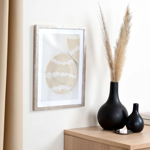 Cadre en bois Aulon 30x40 cm | argent ancien | verre standard (2 mm)
