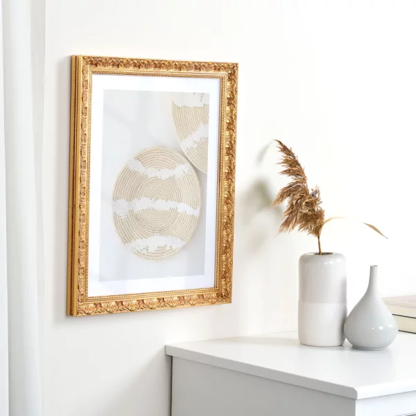 Barock Bilderrahmen Versailles 25x70 cm | gold | Normalglas (2 mm)