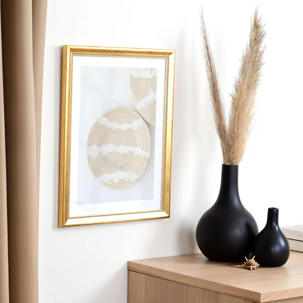 Barock Bilderrahmen Boulay Maßanfertigung gold | Normalglas (2 mm)