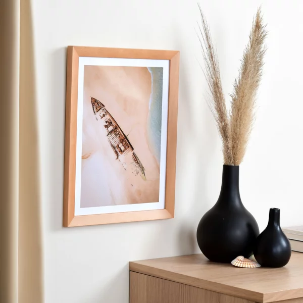 Cadre en bois Top N 10x10 cm | bouleau | verre standard (2 mm)