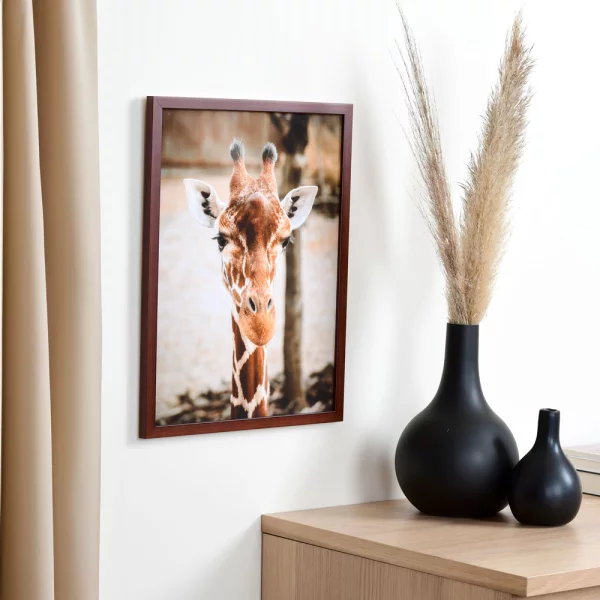 Holz Bilderrahmen Top Pro S 30x40 cm | braun | Normalglas (2 mm)