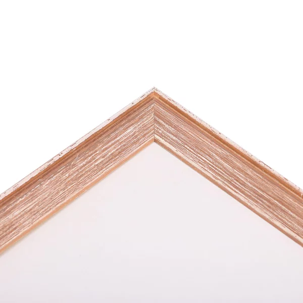 Holz Bilderrahmen Frankfurt 10,5x14,8 cm (A6) | Hellbraun | Normalglas (2 mm)
