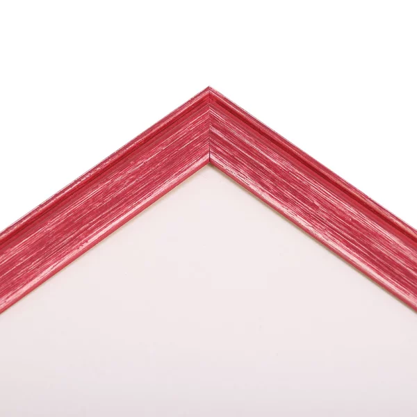 Holz Bilderrahmen Frankfurt 10,5x14,8 cm (A6) | Rot | Normalglas (2 mm)