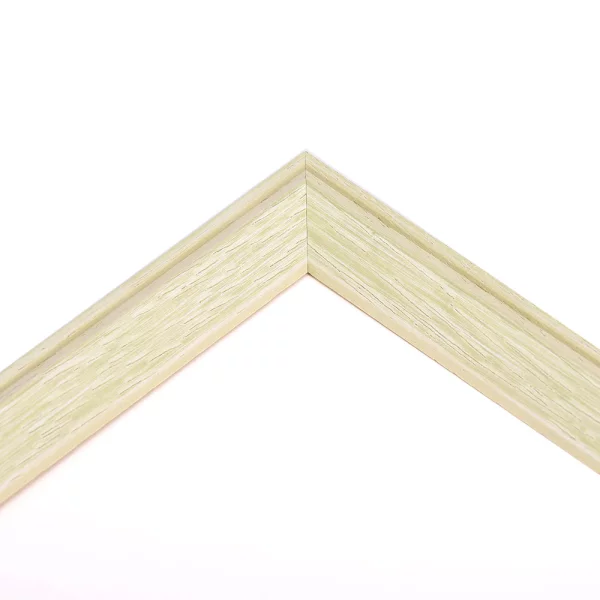 Cadre en bois Francfort sur mesure vert | verre antireflet mat (2 mm)