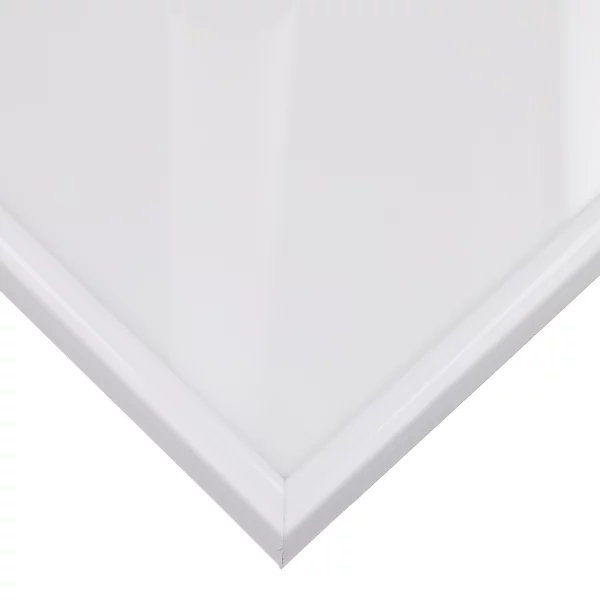 Alu-Bilderrahmen Classic 18x24 cm | Weiß glanz | Normalglas (2 mm)