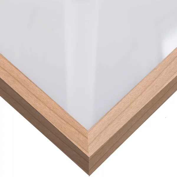 Cadre en bois coupe sur mesure, Loft 15 cerise | verre standard (2 mm)