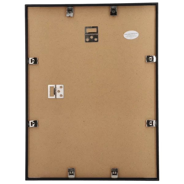 Alu Bilderrahmen Chair 42x59,4 cm (A2) | schwarz | Normalglas (2 mm)