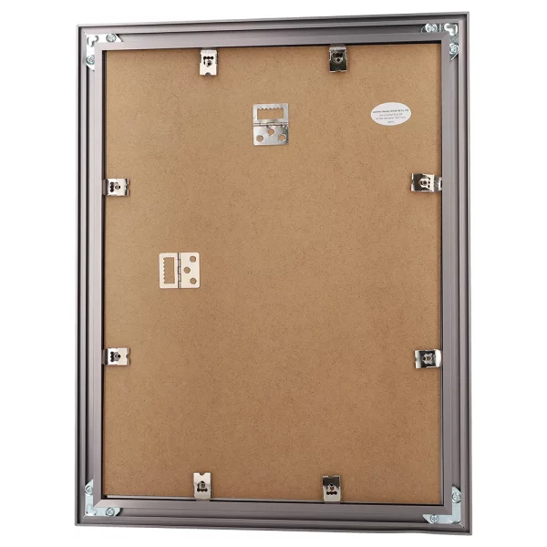 Cadre en aluminium Aluline avec passe-partout 13x18 cm (9x13 cm) | acier | verre standard (2 mm)