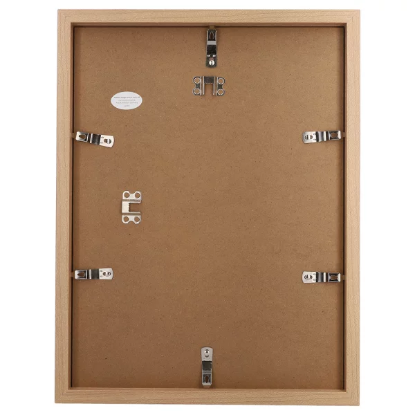 Cadre en bois Stockholm avec passe-partout 30x40 cm | hêtre | verre standard (2 mm)