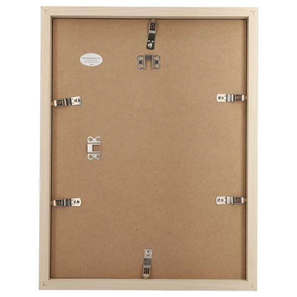 Cadre en bois Stockholm avec passe-partout 10x15 cm | naturel | verre standard (2 mm)