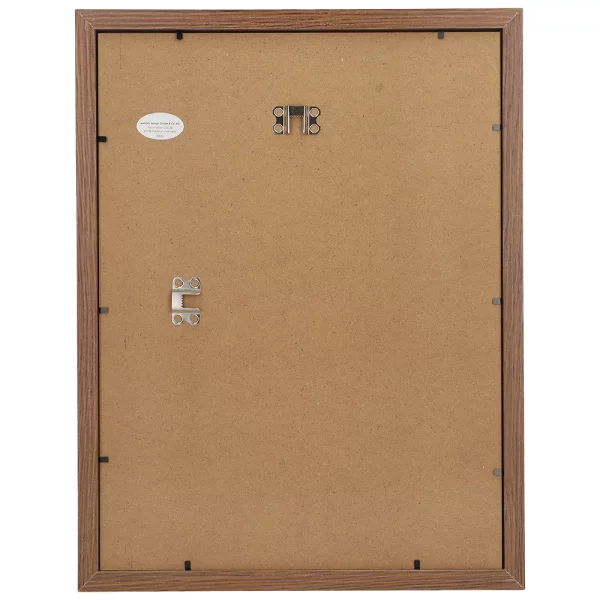 Holz Bilderrahmen Fiorito (MDF) mit Passepartout 10x15 cm (7x10 cm) | Eiche dunkel | Normalglas (2 mm)
