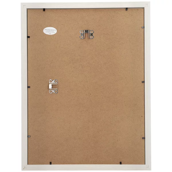 Holz Bilderrahmen Fiorito (MDF) mit Passepartout 10x15 cm (7x10 cm) | Weiß | Normalglas (2 mm)
