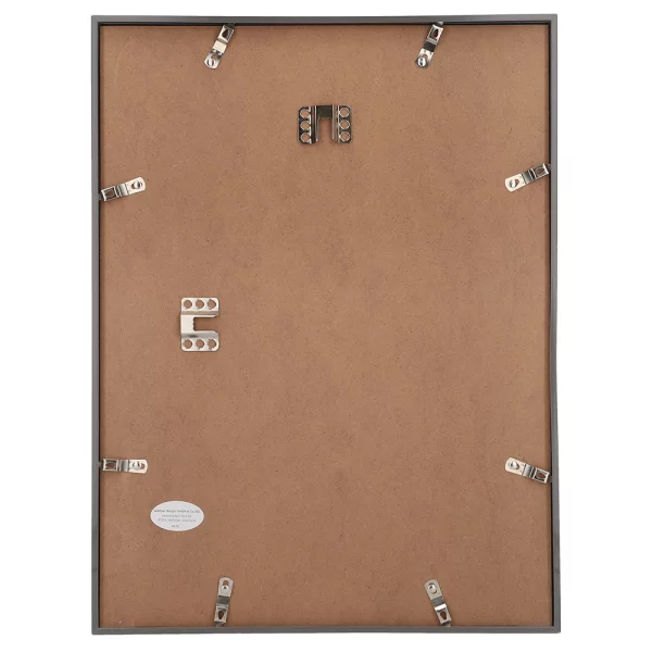Cadre en plastique Steel Style avec passe-partout 10x15 cm (7 x 10 cm) | acier | verre standard (2 mm)