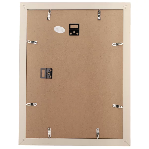 Cadre en bois Home avec passe-partout 10x15 cm (7x10 cm) | crème blanc | verre standard (2 mm)