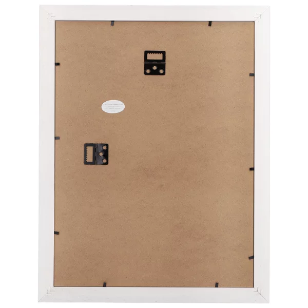 Cadre en bois Home avec passe-partout 10x15 cm (7x10 cm) | blanc polaire | verre standard (2 mm)