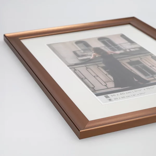 Cadre en plastique Venise 13x18 cm | bronze | verre standard (2 mm)