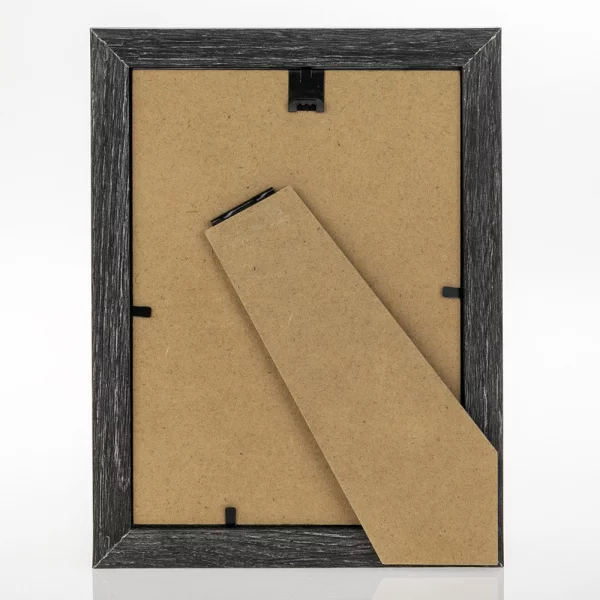 Kunststoff Bilderrahmen Torino 10x15 cm | Schwarz | Normalglas (2 mm)