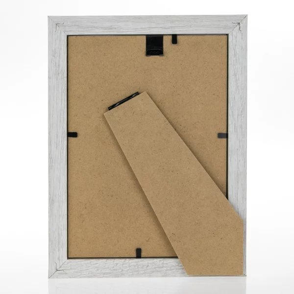 Kunststoff Bilderrahmen Torino 13x18 cm | Weiß | Normalglas (2 mm)