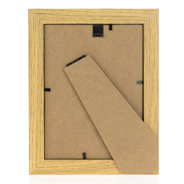 Holz Bilderrahmen Perugia (MDF) 13x18 cm | Braun-Schwarz | Normalglas (2 mm)