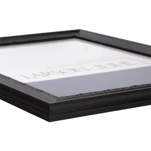 Barockrahmen MAREIS 4 13x18 cm | French Ebony mit Ornament | Normalglas (2 mm)