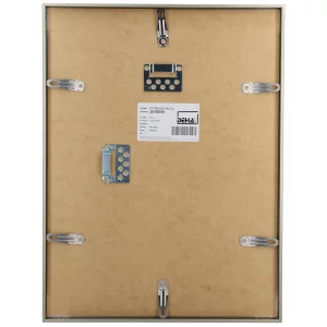 Alu-Bilderrahmen Wega 40x50 cm | Altsilber matt | Normalglas (2 mm)