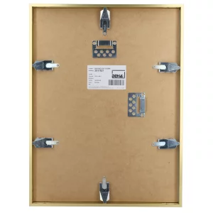 Alu-Bilderrahmen Bellatrix 70x90 cm | Gold matt | Normalglas (2 mm)