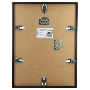 Alu-Bilderrahmen Bellatrix nach Maß Schwarz matt | Normalglas (2 mm)