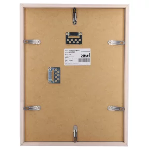 Holz-Bilderrahmen Hamal - nach Maß Kiefer Weiß deckend | Normalglas (2 mm)