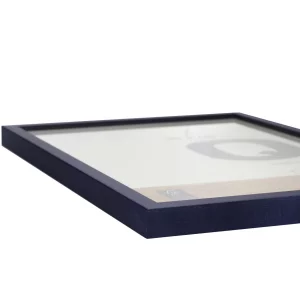 Holzrahmen Quadrum 42x59,4 cm (A2) | Blau | Normalglas (2 mm)