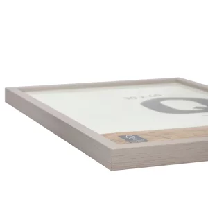 Holzrahmen Quadrum 42x59,4 cm (A2) | Zementgrau | Normalglas (2 mm)