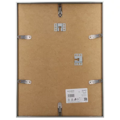 Rama aluminiowa Accent 21x29,7 cm (A4) | perłowy merkury | szkło standardowe (2 mm)