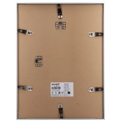 Rama aluminiowa Accent 21x29,7 cm (A4) | matowe srebro | szkło standardowe (2 mm)