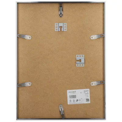 Rama aluminiowa Accent 21x29,7 cm (A4) | stal szara | szkło standardowe (2 mm)