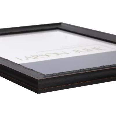 Barokowa rama MAREIS 4 60x80 cm | francuski heban z ornamentem | szkło standardowe (2 mm)